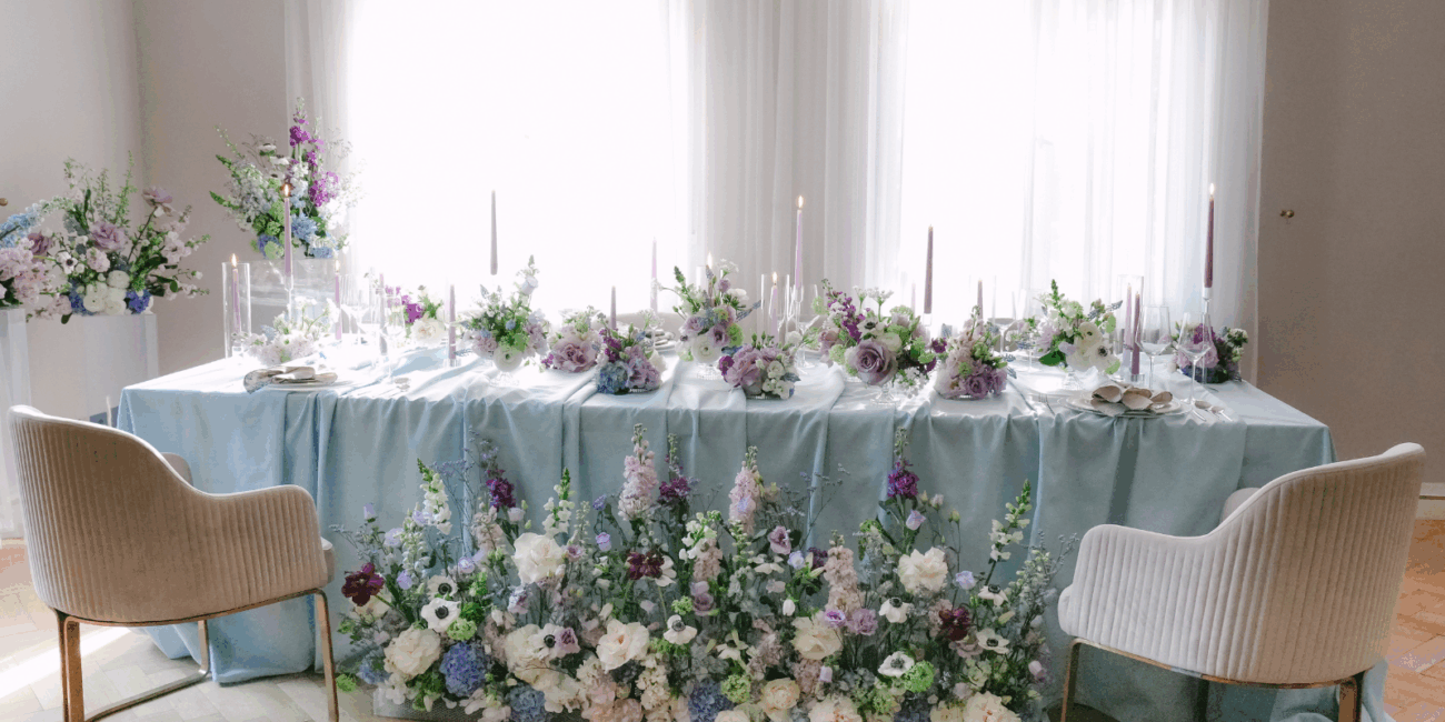 stimmiges Hochzeitskonzept mit Farbkonzept